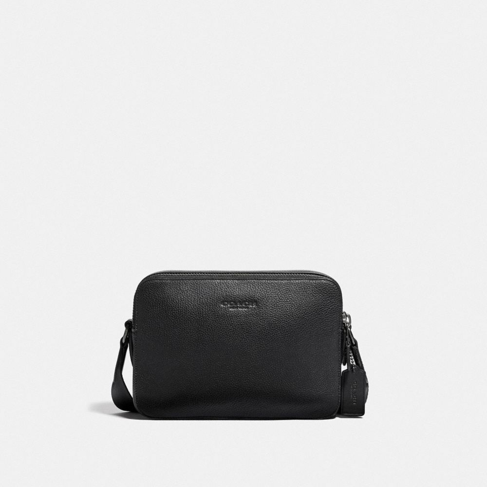 Coach Charter Crossbody Bag 24 Pebble Leather/Black Copper/Black | COH866596