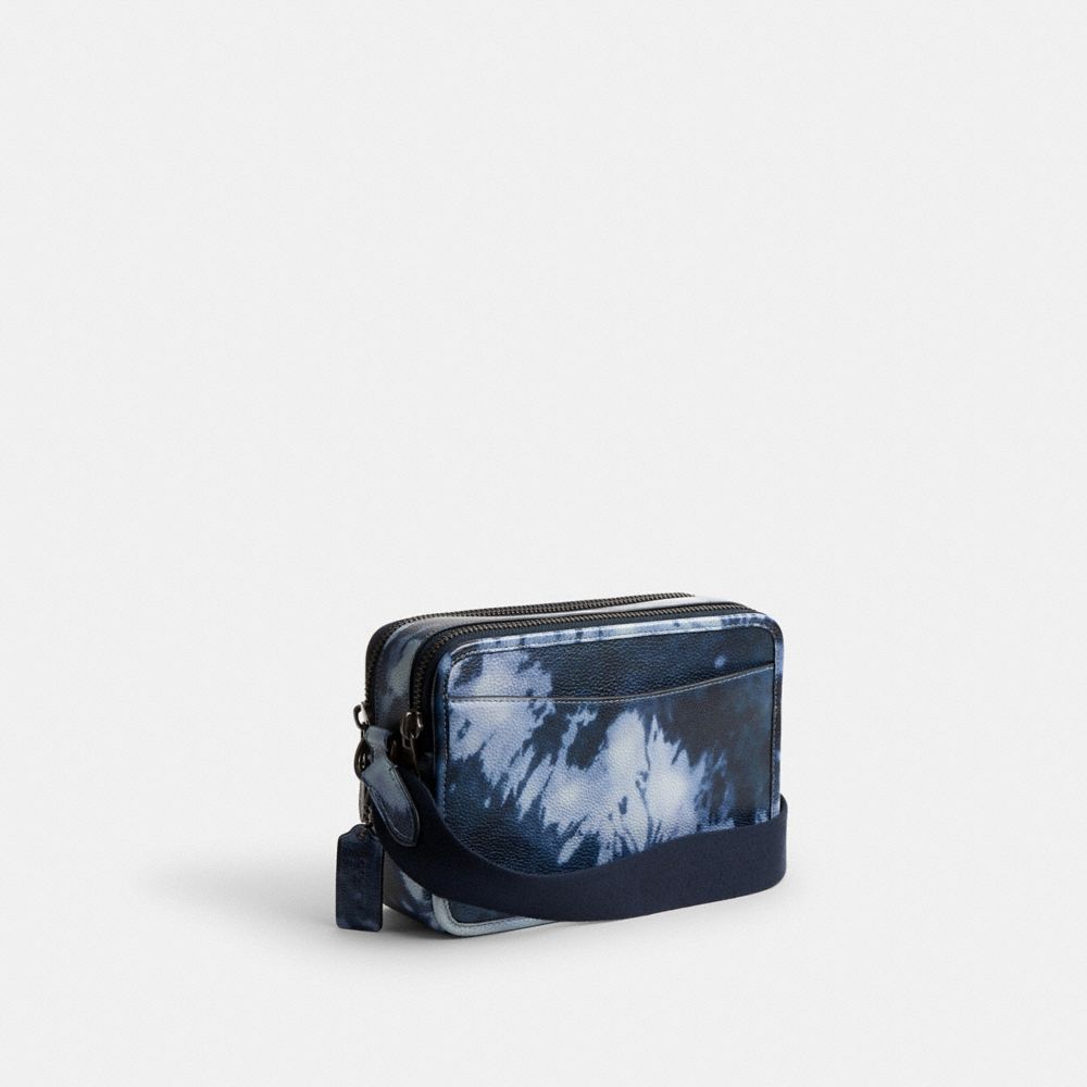 Coach Charter Crossbody Bag 24 With Tie Dye Print Midnight Navy Multi | COH866618