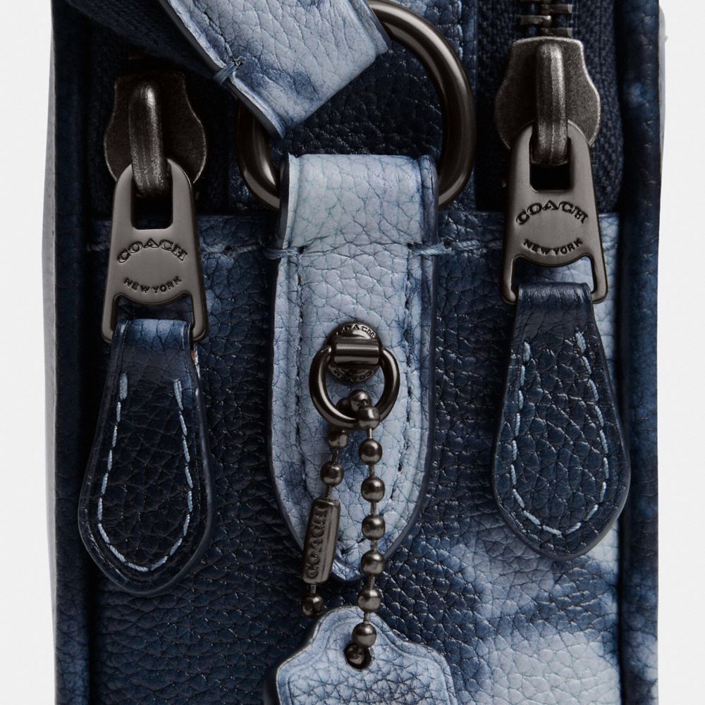Coach Charter Crossbody Bag 24 With Tie Dye Print Midnight Navy Multi | COH866618