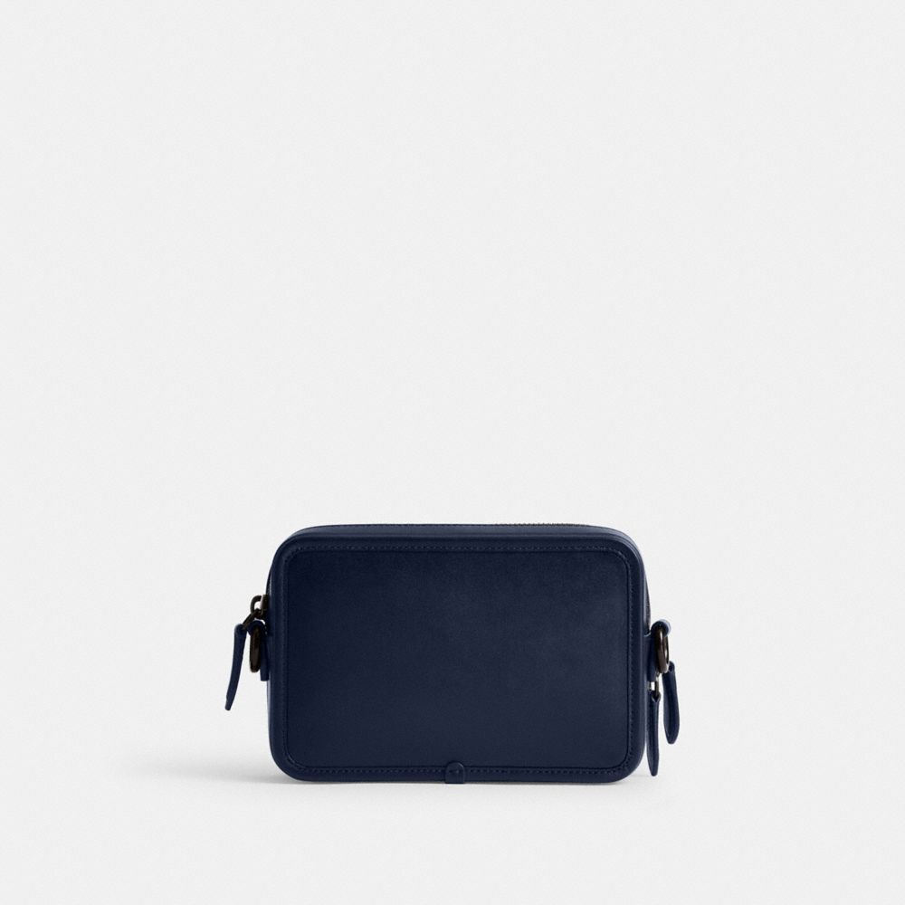 Coach Charter Crossbody With Hybrid Pouch Glovetan Leather/Deep Blue | COH866597