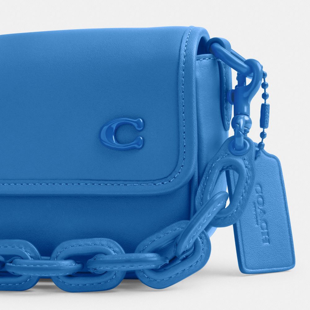 Coach Charter Flap Crossbody 18 Glovetanned Leather/Blueberry | COH866568