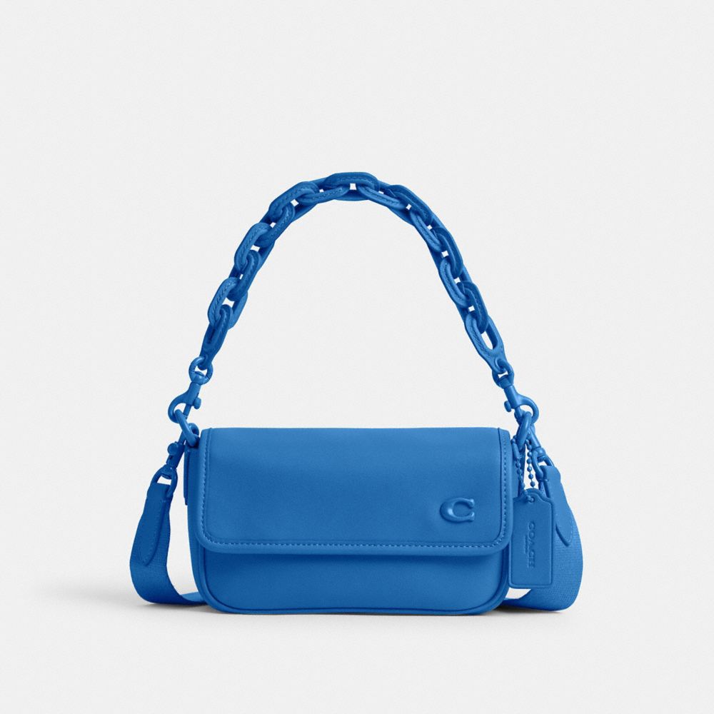 Coach Charter Flap Crossbody 18 Glovetanned Leather/Blueberry | COH866568