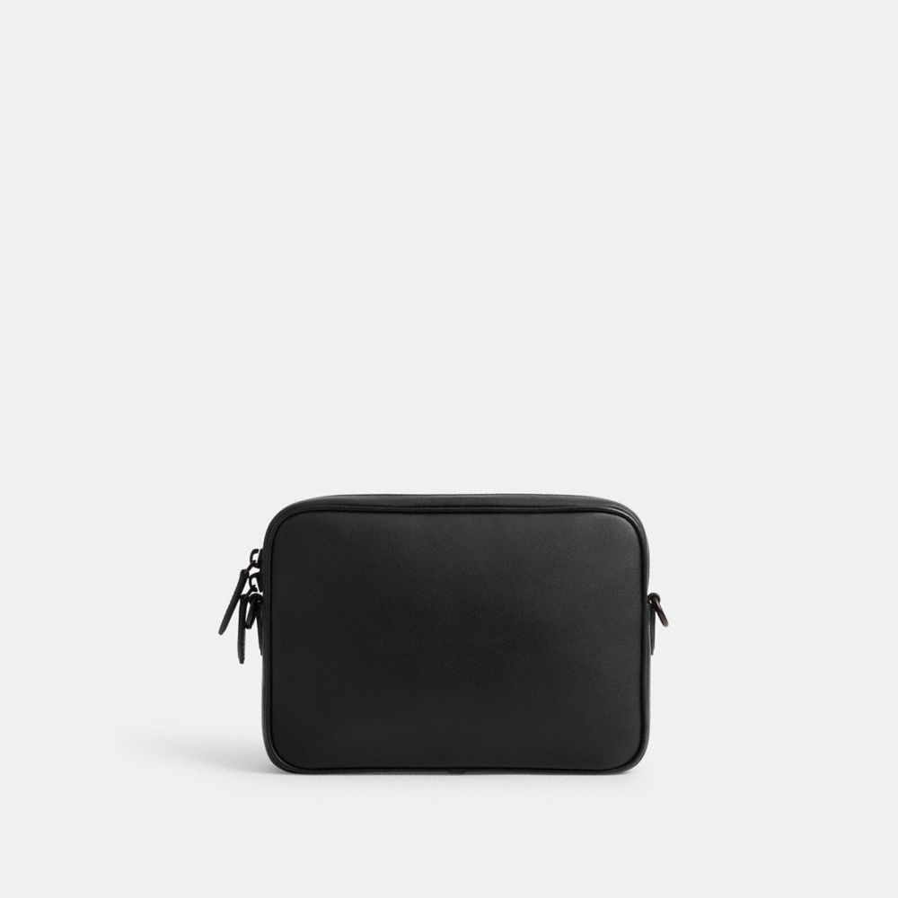 Coach Charter Flap Crossbody 24 Black | COH866613
