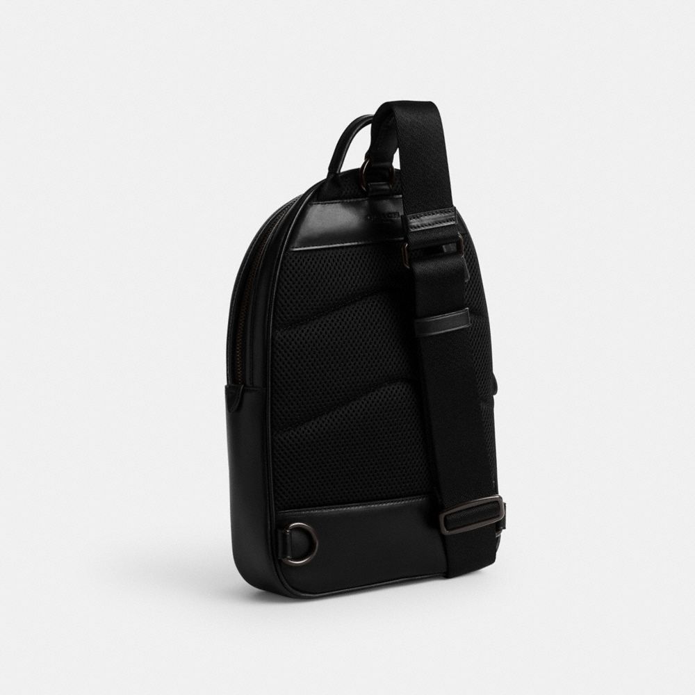 Coach Charter Pack In Signature Canvas Signature Coated Canvas/Charcoal | COH866588