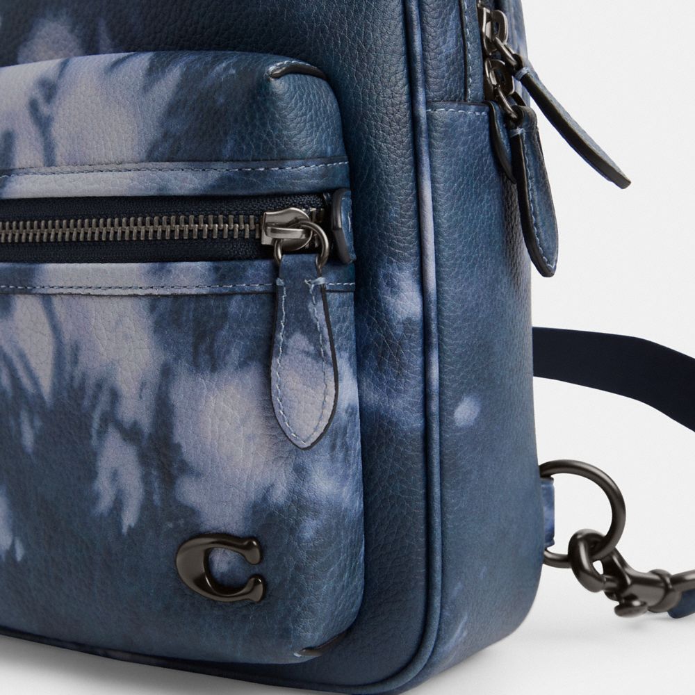 Coach Charter Pack With Tie Dye Print Midnight Navy Multi | COH866591