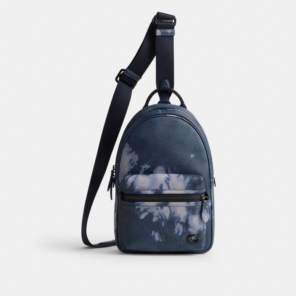 Coach Charter Pack With Tie Dye Print Midnight Navy Multi | COH866591