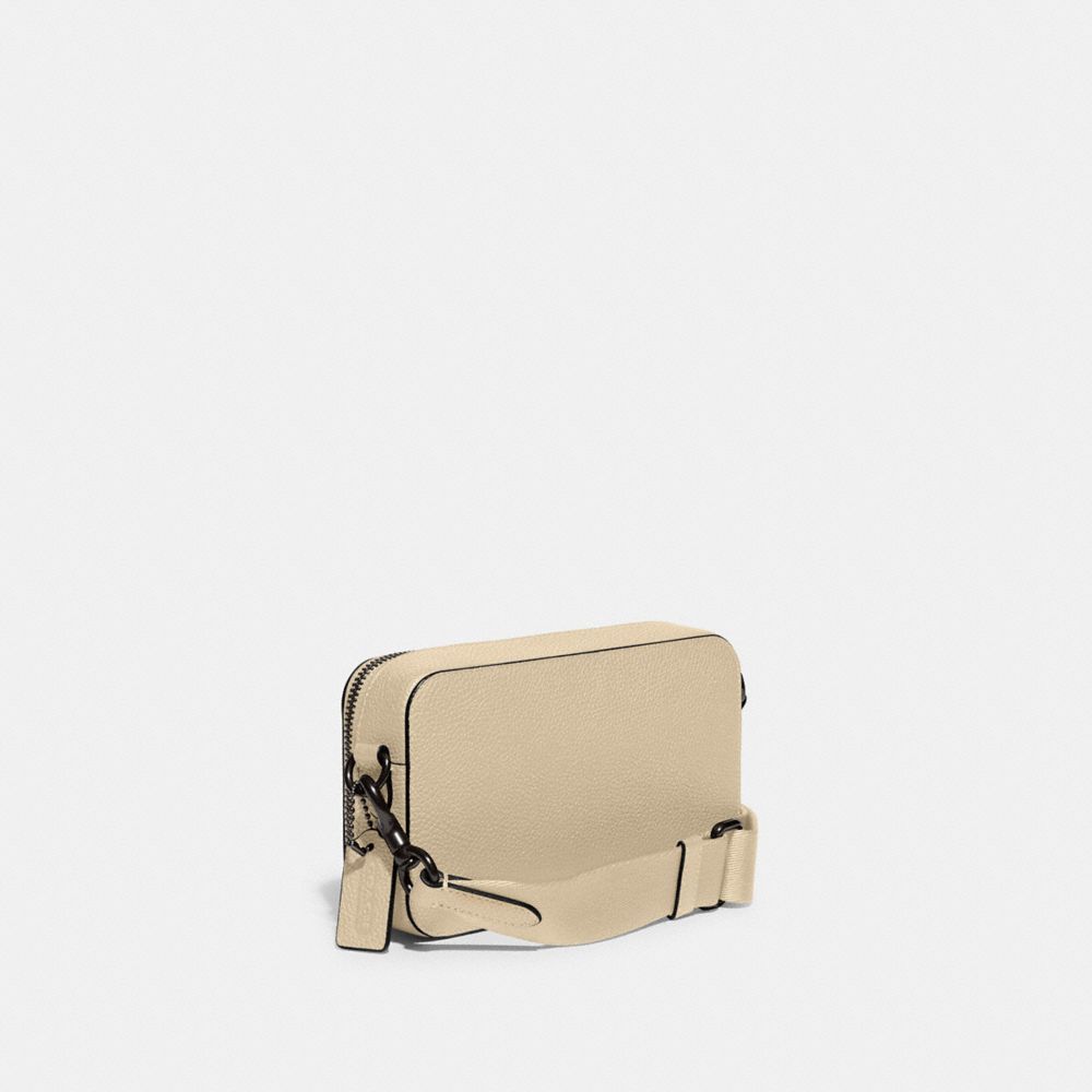 Coach Charter Slim Crossbody Polished Pebble Leather/Ivory | COH865215