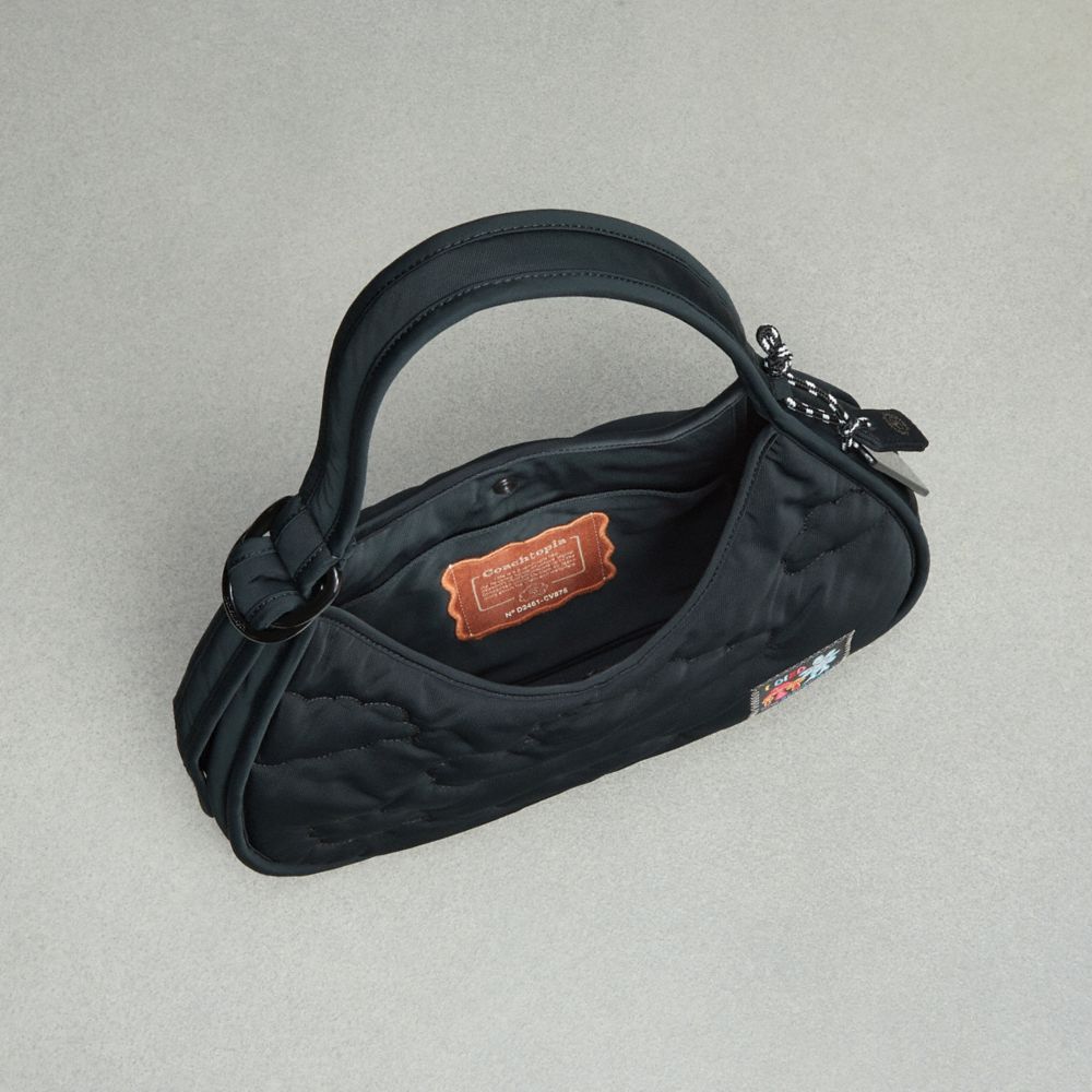 Coach Coachtopia Loop Ergo Bag With Cloud Quilting Black | COH865109