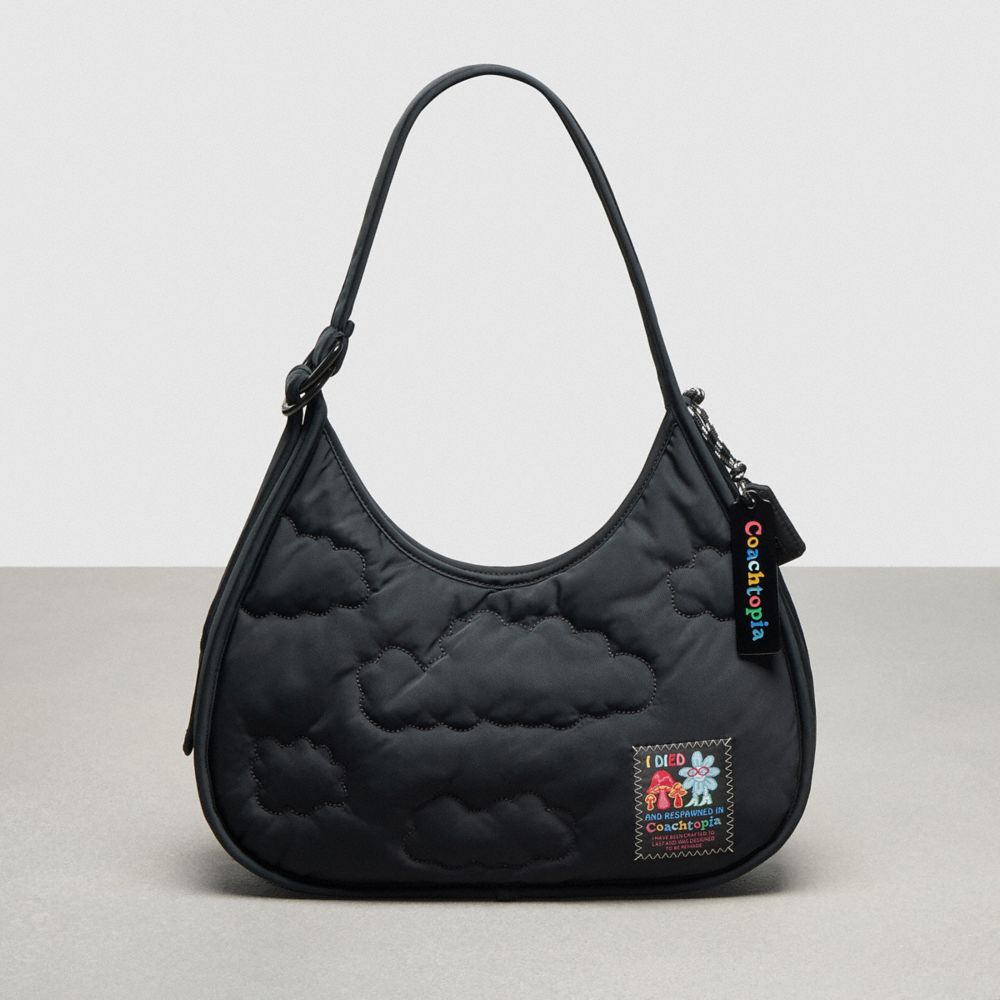 Coach Coachtopia Loop Ergo Bag With Cloud Quilting Black | COH865109