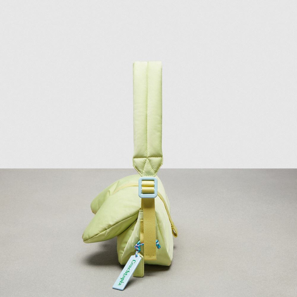 Coach Coachtopia Loop Puffy Wavy Dinky Bag Recycled Polyester/Pale Lime | COH865245