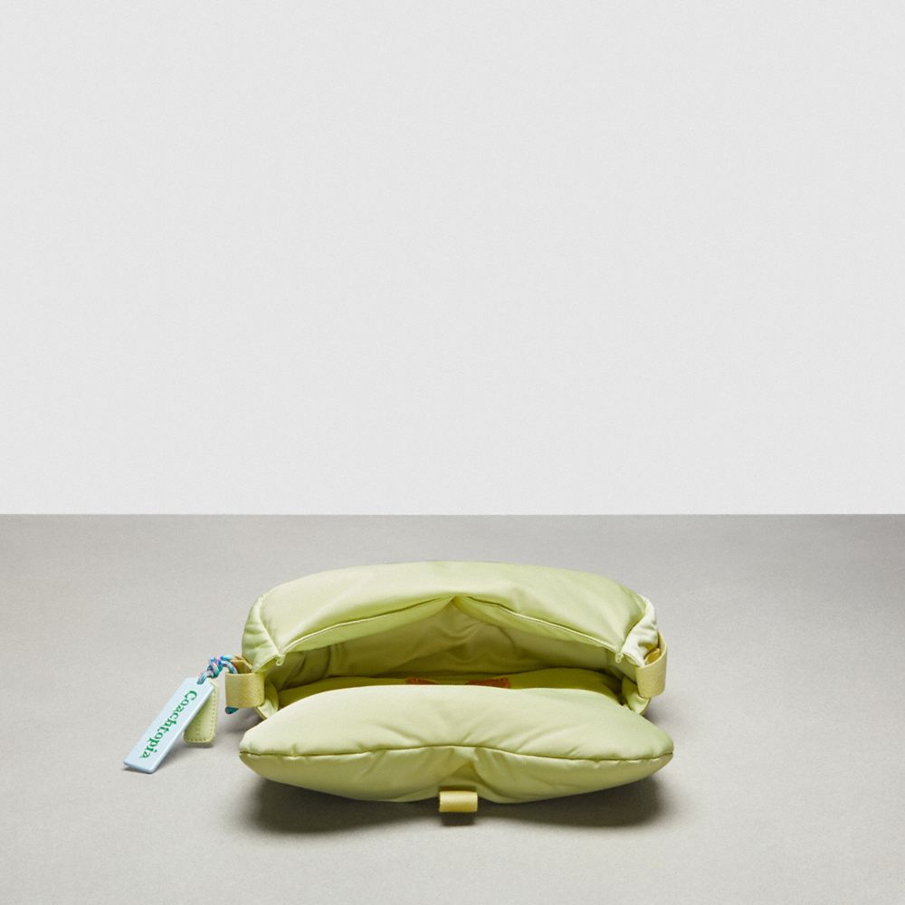 Coach Coachtopia Loop Puffy Wavy Dinky Bag Recycled Polyester/Pale Lime | COH865245