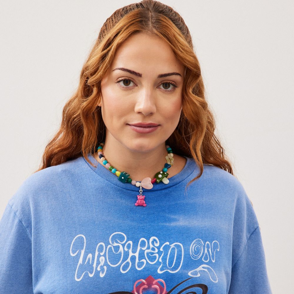 Coach Colorful Charm Necklace Metal Multi. | COH866138