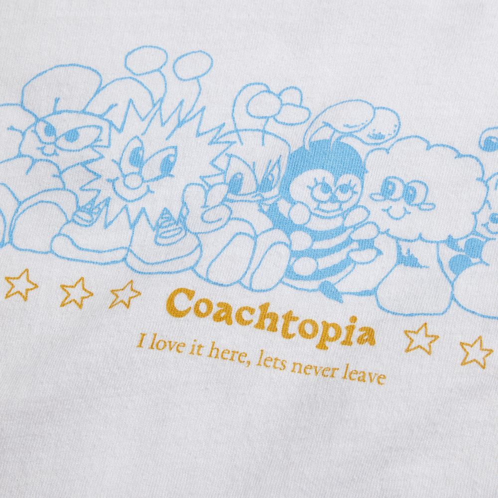 Coach Cropped Tee: Coachtopia Creatures White/Red Multi | COH865970