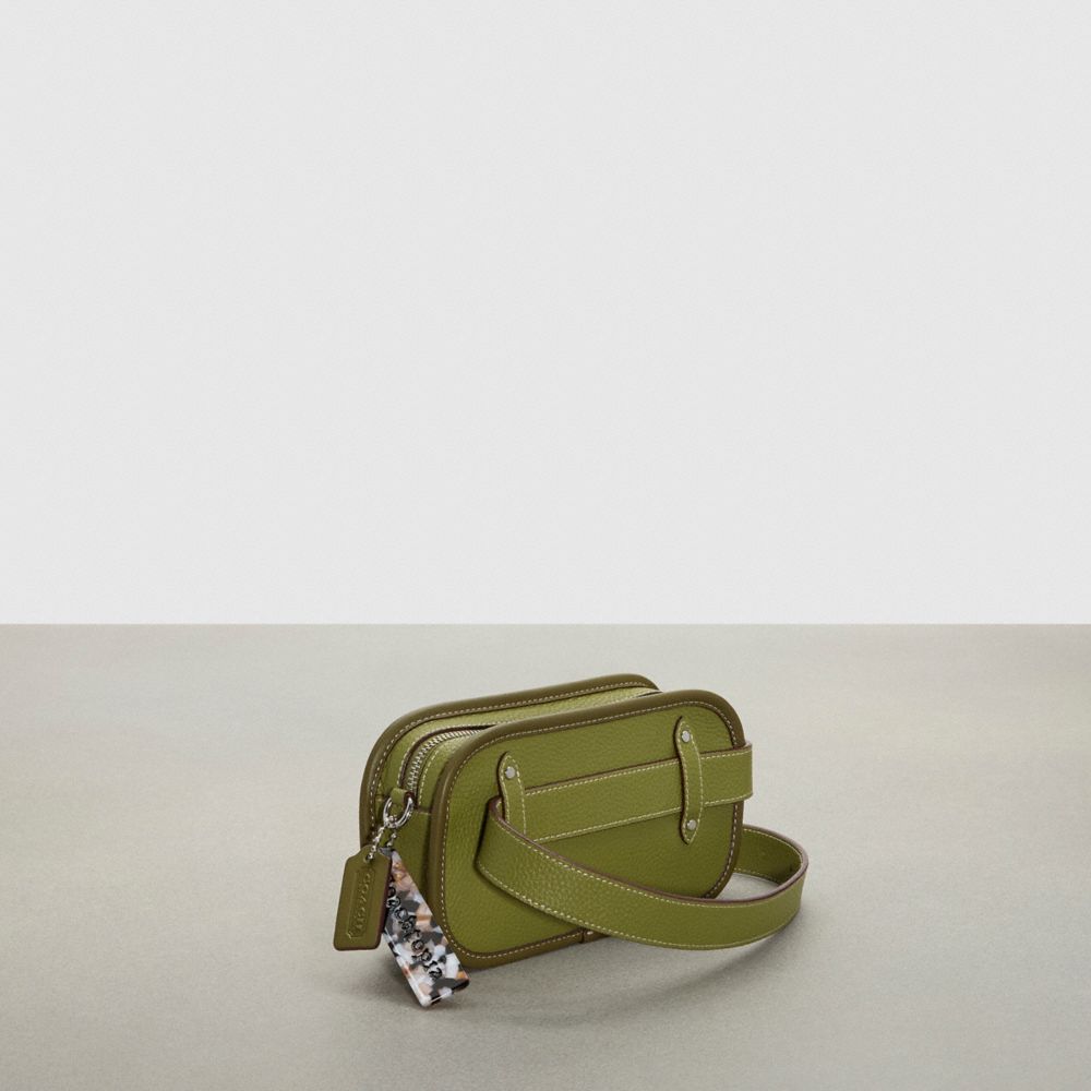 Coach Crossbody Convertible Belt Bag In Coachtopia Leather Coachtopia Leather/Olive Green | COH866673