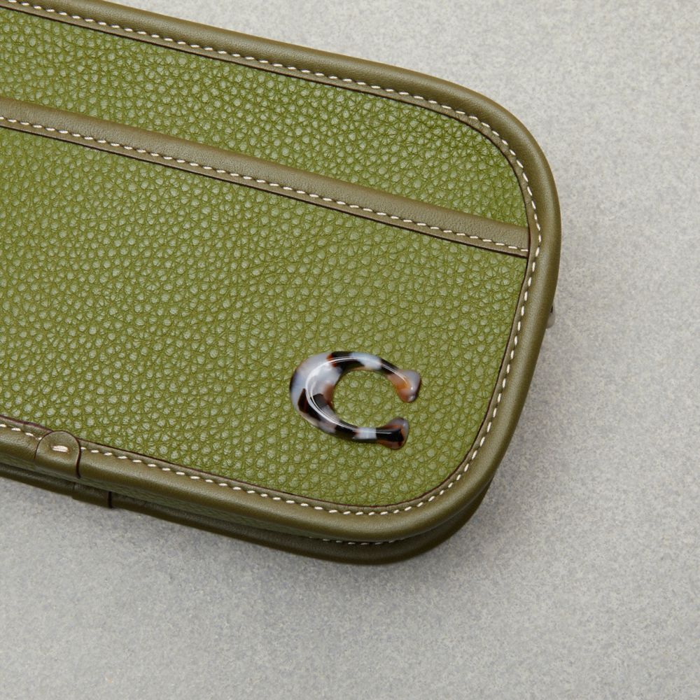 Coach Crossbody Convertible Belt Bag In Coachtopia Leather Coachtopia Leather/Olive Green | COH866673