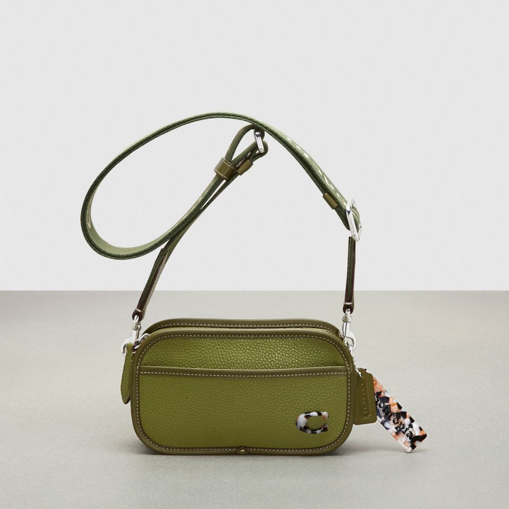 Coach Crossbody Convertible Belt Bag In Coachtopia Leather Coachtopia Leather/Olive Green | COH866673
