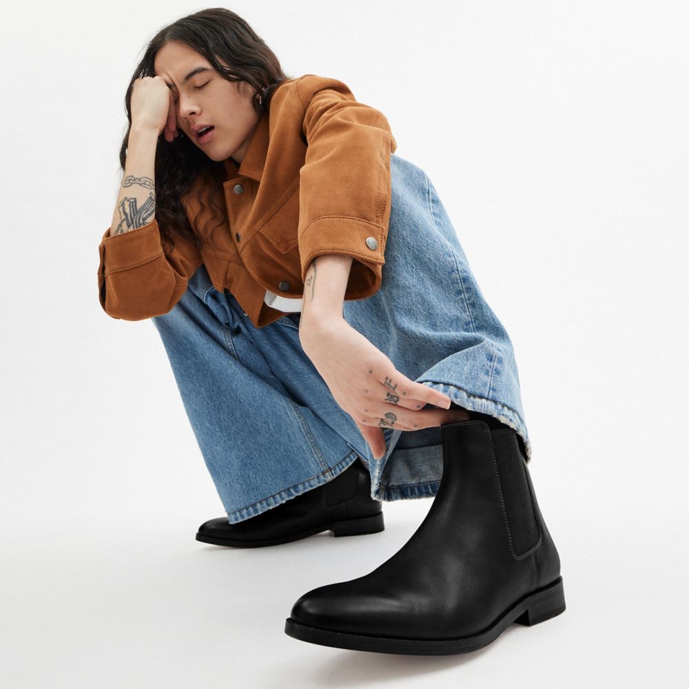 Coach Dalton Chelsea Boot Black | COH866851