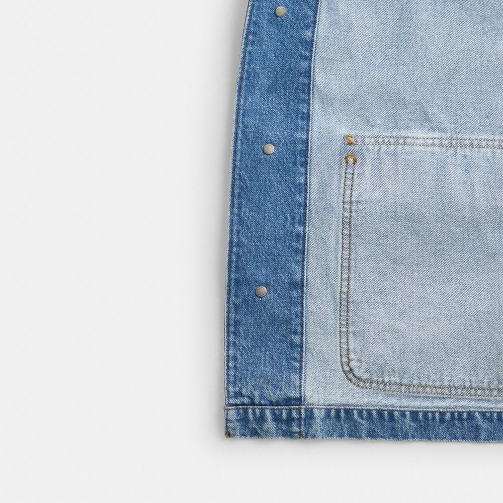 Coach Denim Chore Jacket Light Wash | COH866864