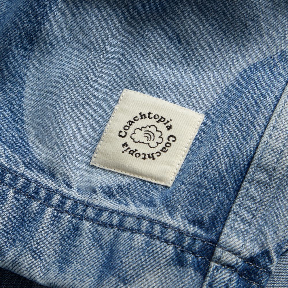 Coach Denim Jacket In Wavy Wash Denim Multi | COH866940