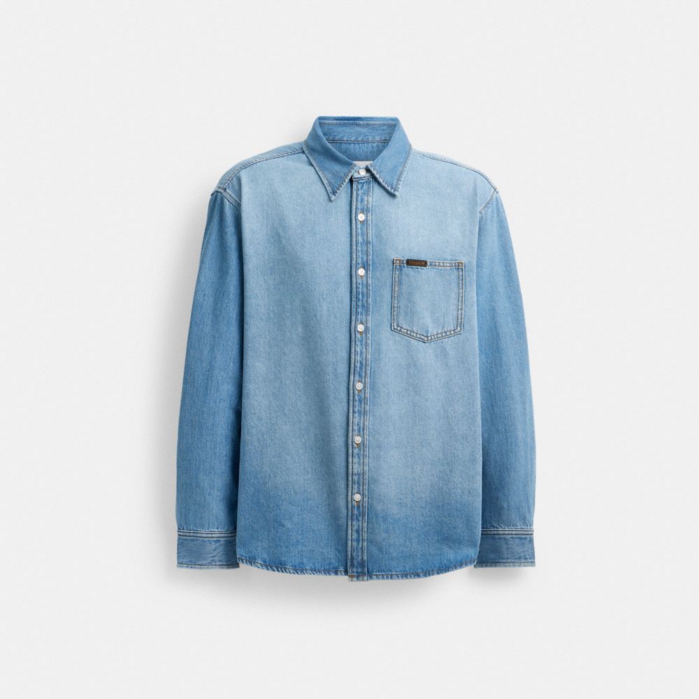 Coach Denim Shirt Light Wash | COH866918