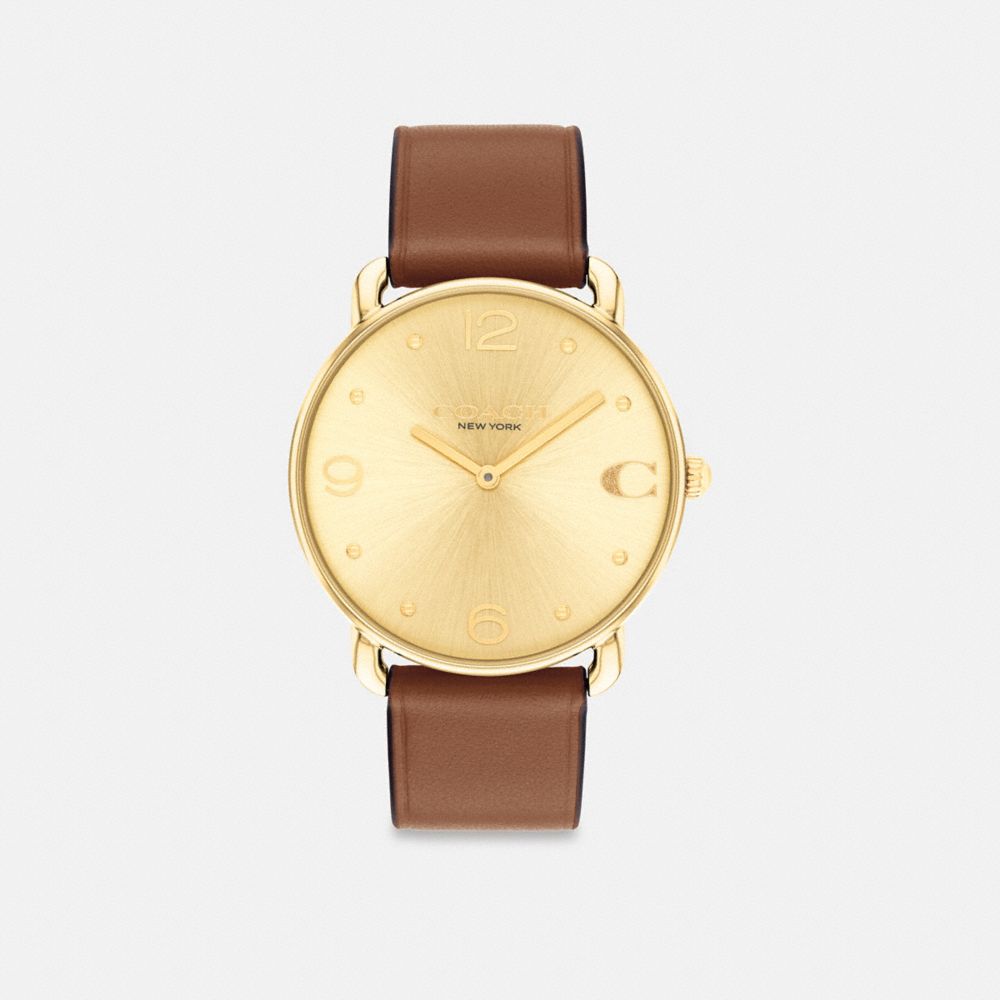 Coach Elliot Watch, 36 Mm Saddle | COH866958