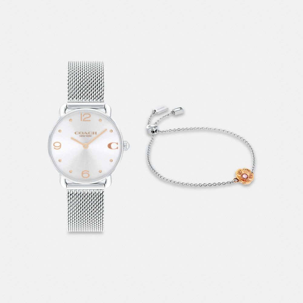 Coach Elliot Watch Gift Set, 28 Mm Stainless Steel | COH866295