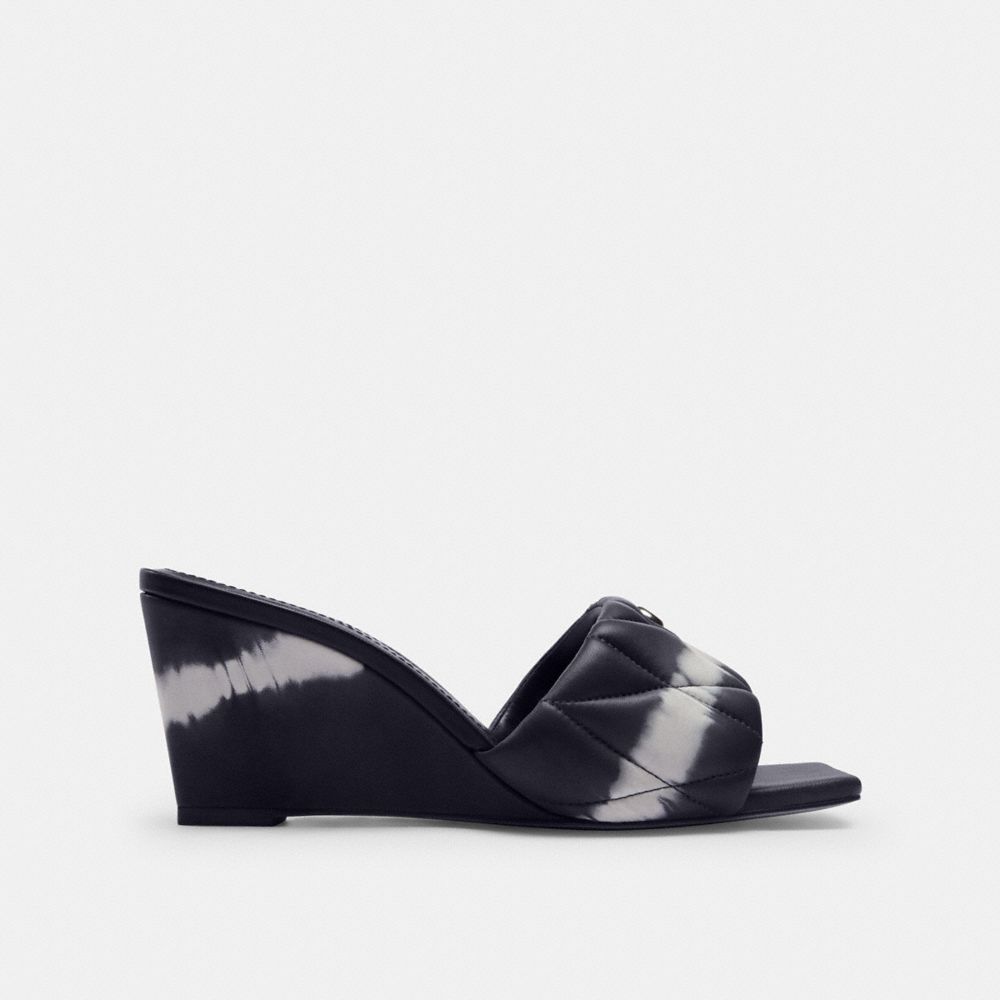 Coach Emma Wedge With Tie Dye Leather/Midnight Navy | COH865906