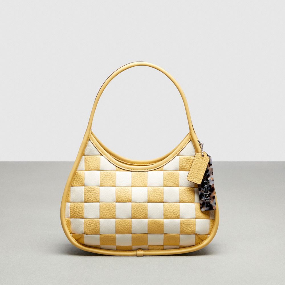 Coach Ergo Bag In Checkerboard Patchwork Upcrafted Leather Upcrafted Leather™/Chalk/Hay | COH865110