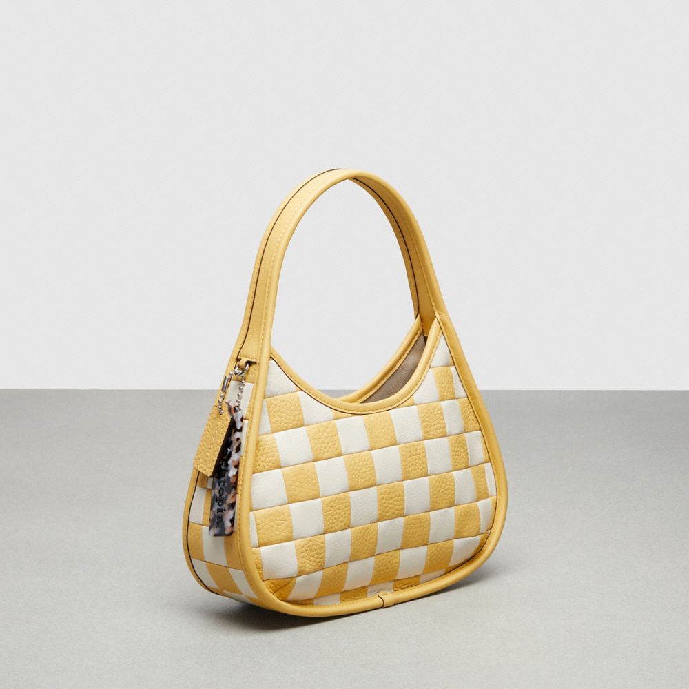 Coach Ergo Bag In Checkerboard Patchwork Upcrafted Leather Upcrafted Leather™/Chalk/Hay | COH865110