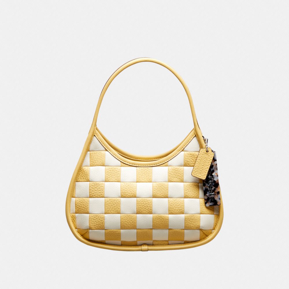Coach Ergo Bag In Checkerboard Patchwork Upcrafted Leather Upcrafted Leather™/Chalk/Hay | COH865110