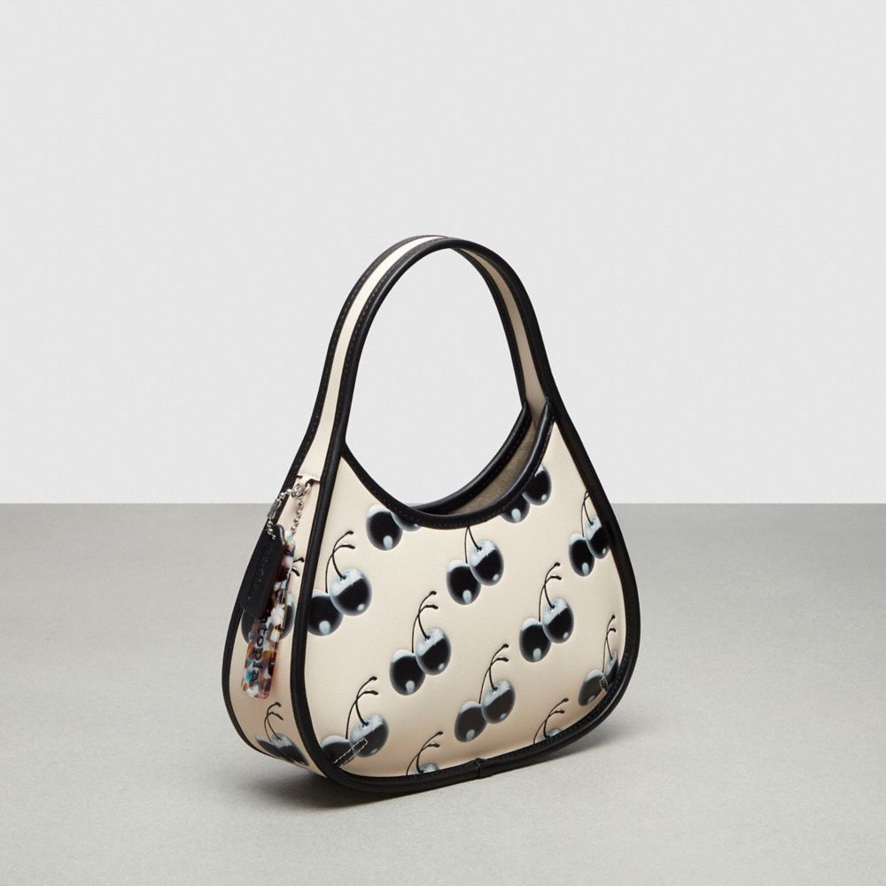 Coach Ergo Bag In Coachtopia Leather With Cherry Print Coachtopia Leather/Black/Cloud Multi | COH865154