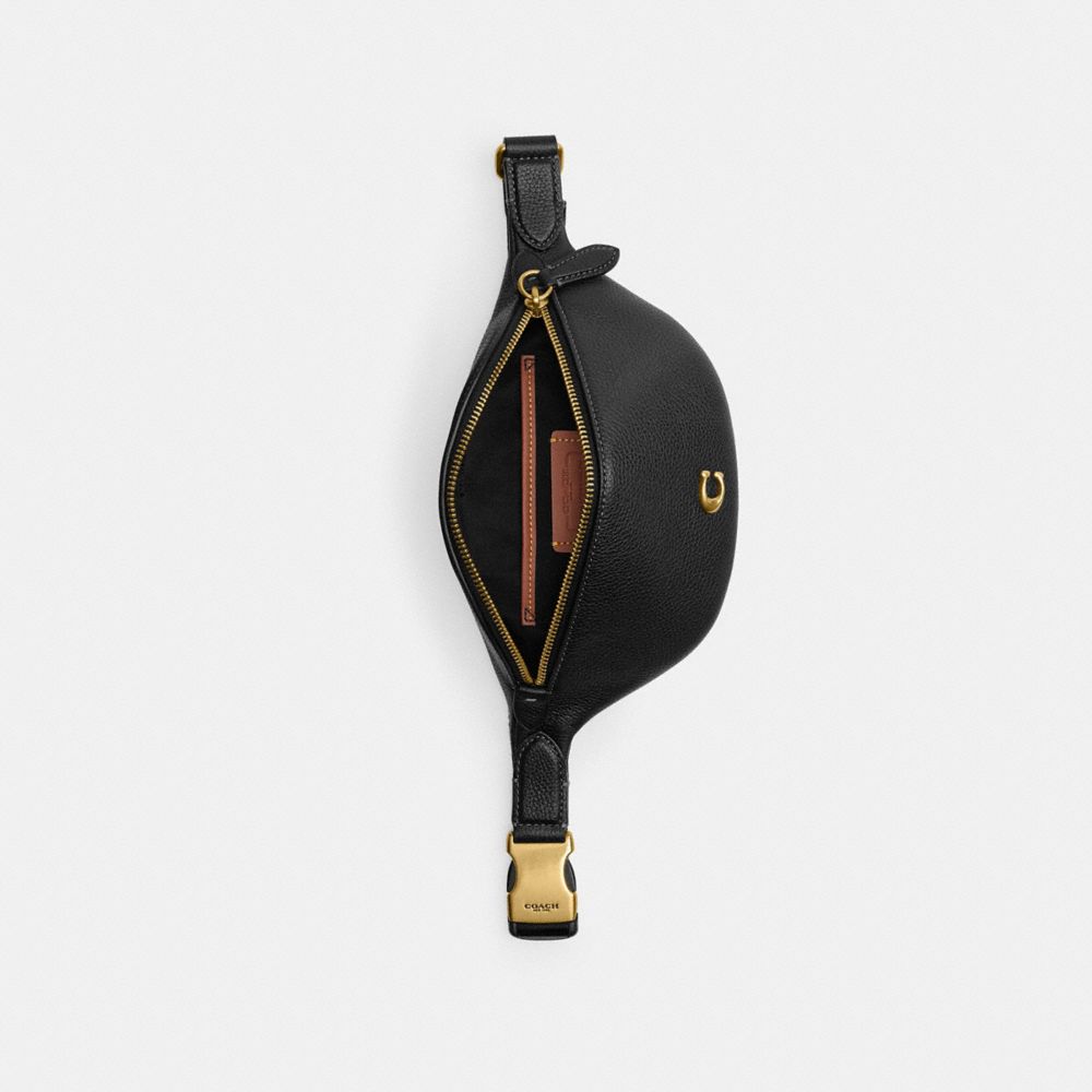 Coach Essential Belt Bag Brass/Black | COH865404
