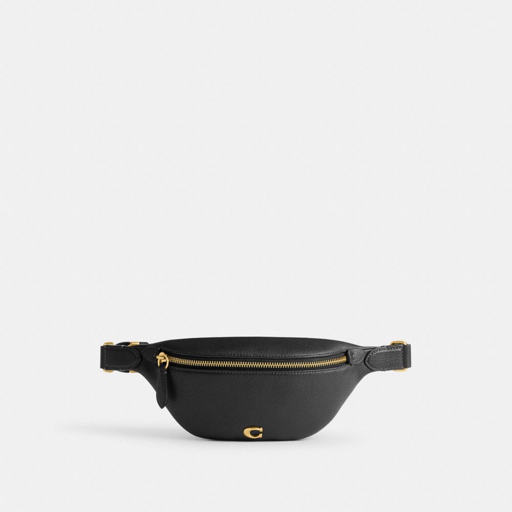 Coach Essential Belt Bag Brass/Black | COH865448