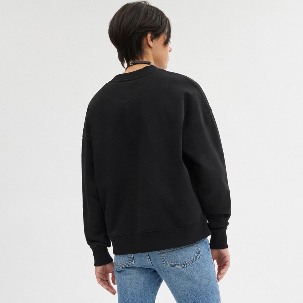 Coach Essential Crewneck Black | COH866882