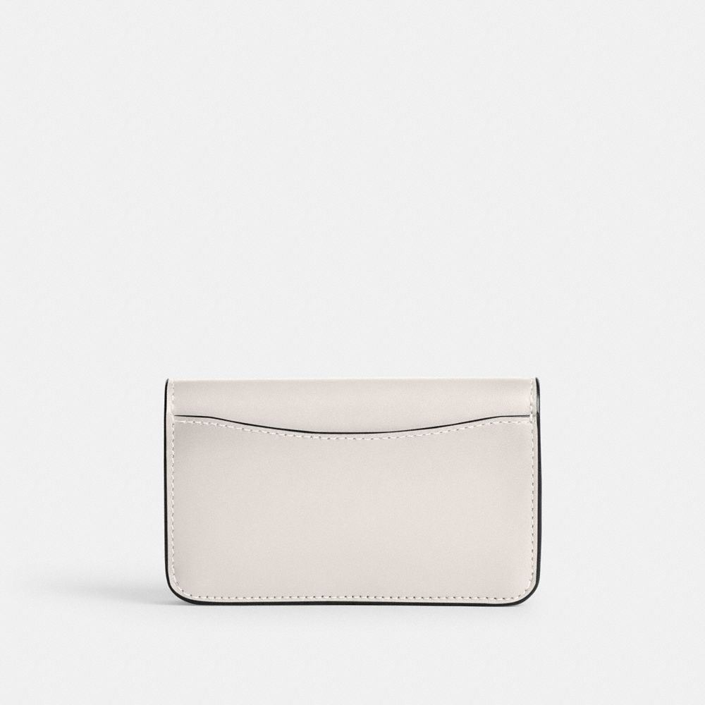 Coach Essential Slim Card Case Brass/Chalk | COH865539