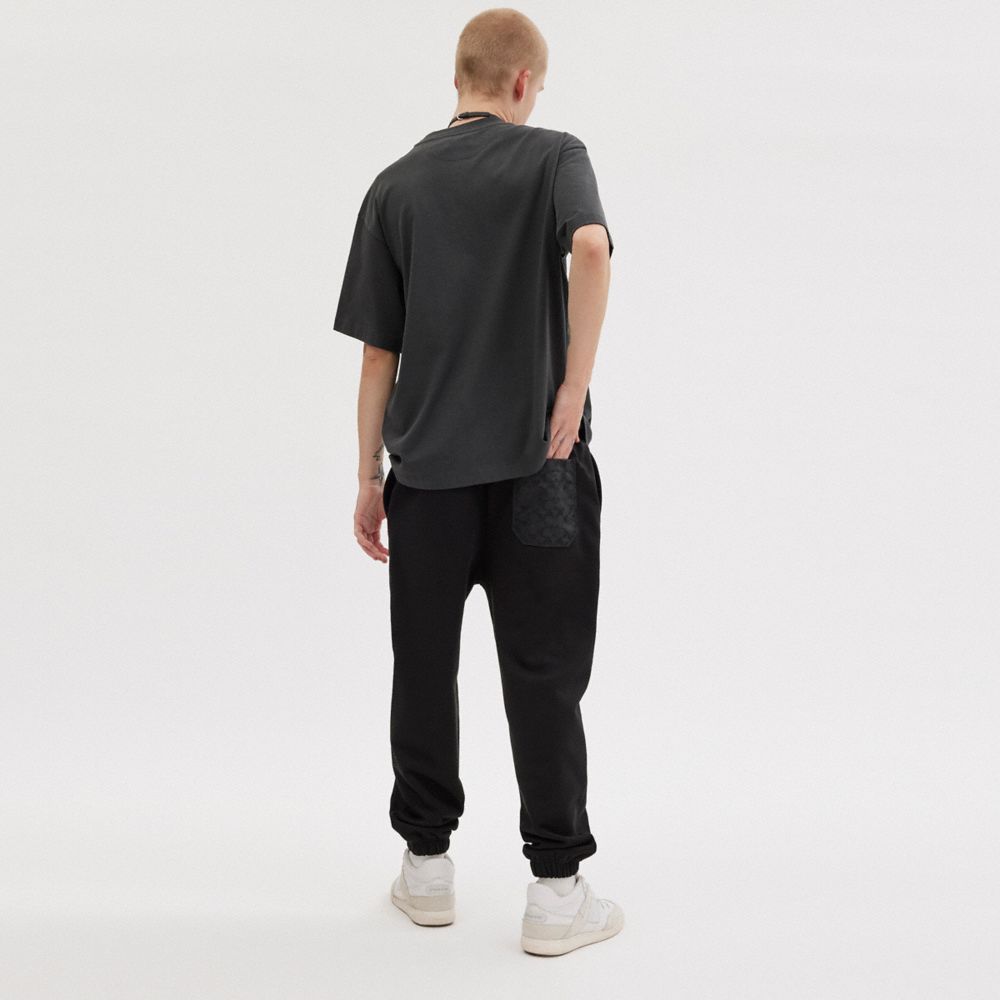 Coach Essential Solid Joggers Black | COH866941