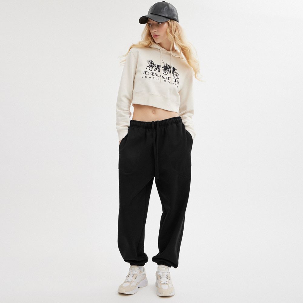 Coach Essential Solid Joggers Black | COH866941