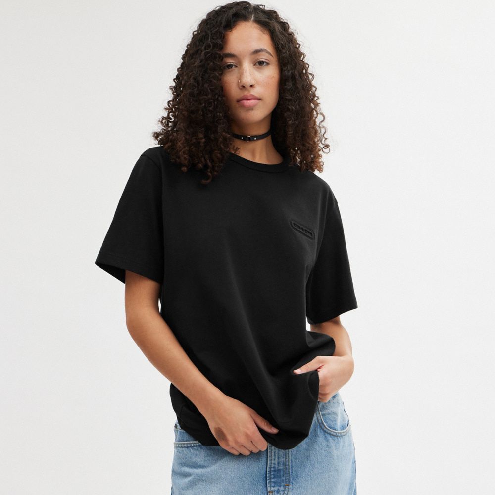 Coach Essential T Shirt Black | COH865954