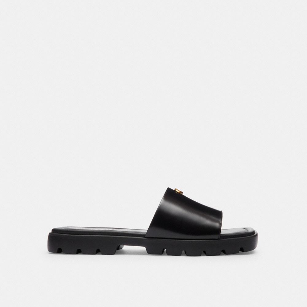 Coach Florence Sandal Leather/Black | COH865846