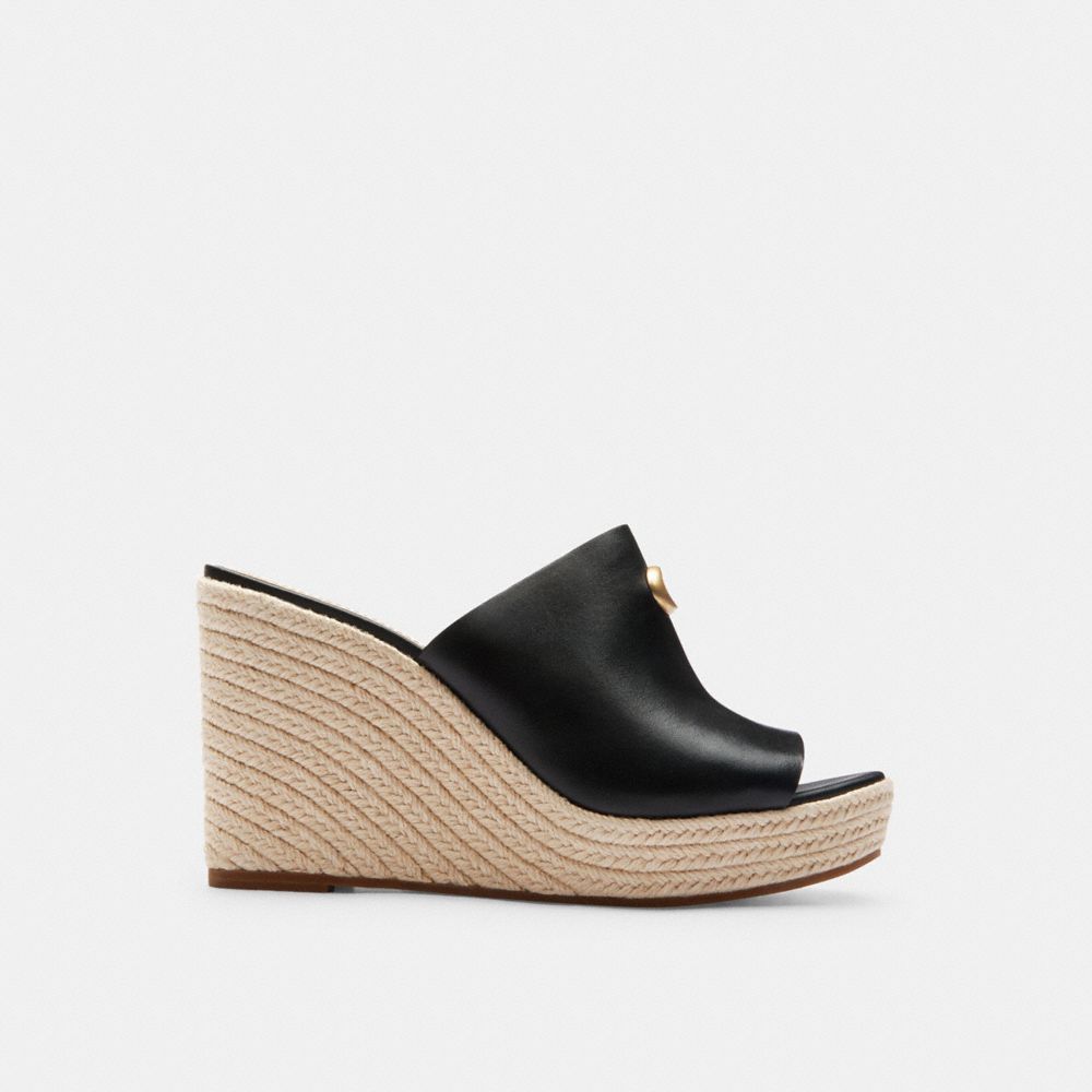 Coach Gloria Wedge Black | COH865872