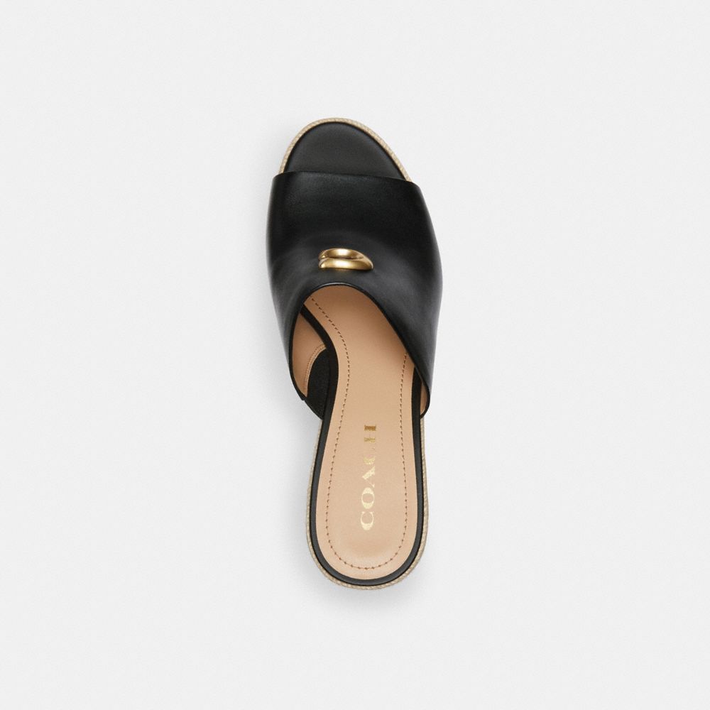 Coach Gloria Wedge Black | COH865872