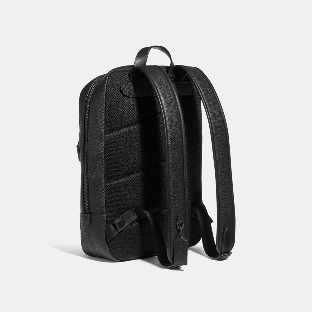 Coach Gotham Backpack Pebbled Leather/Black Copper/Black | COH866501