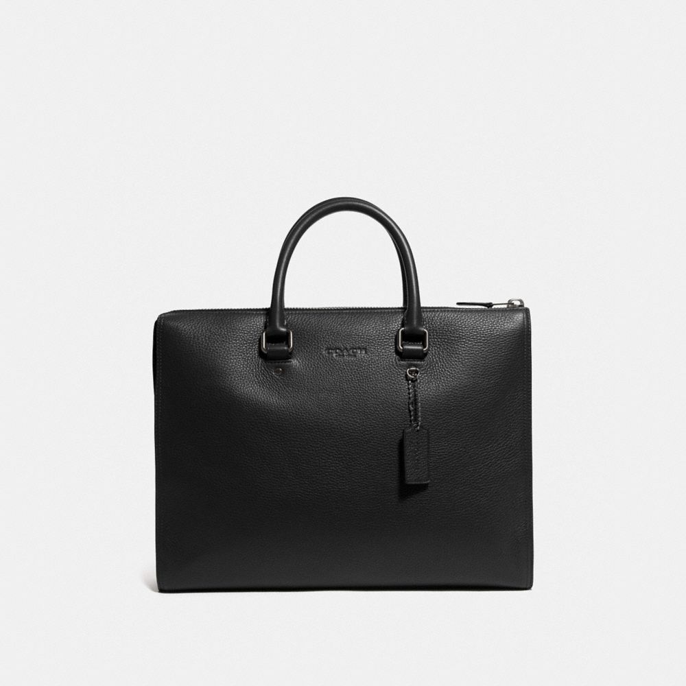 Coach Gotham Folio Bag Black Copper/Black | COH866532