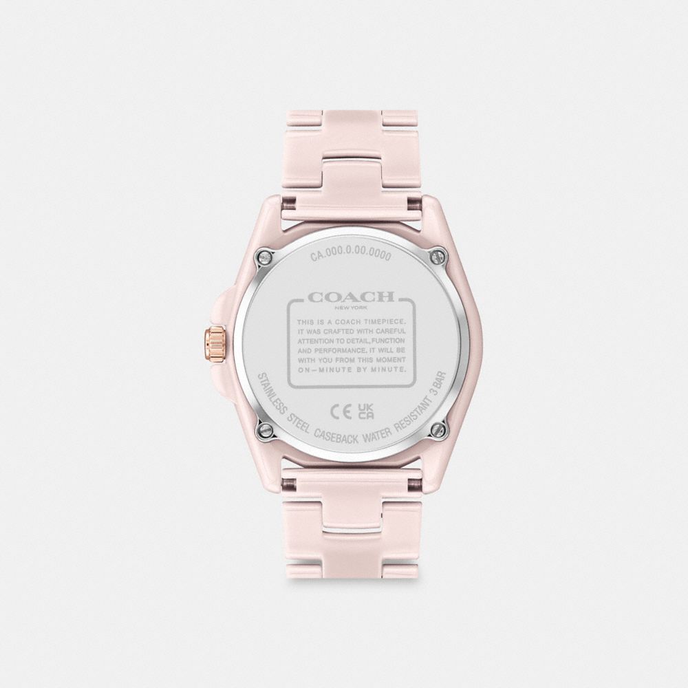 Coach Greyson Watch, 36 Mm Blush | COH866235