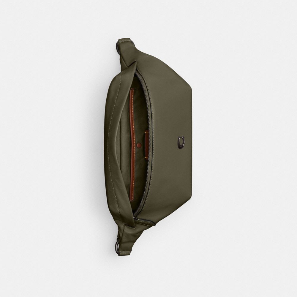 Coach Hall Belt Bag Army Green | COH866539