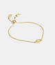 Coach Halo Round Slider Bracelet Gold | COH866134