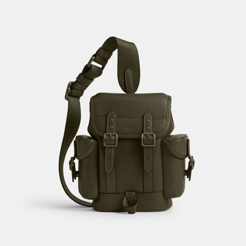 Coach Hitch Backpack 13 Army Green | COH866582