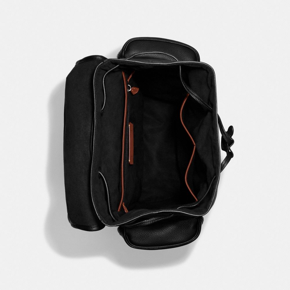 Coach Hitch Backpack In Signature Canvas Canvas/Charcoal | COH866506