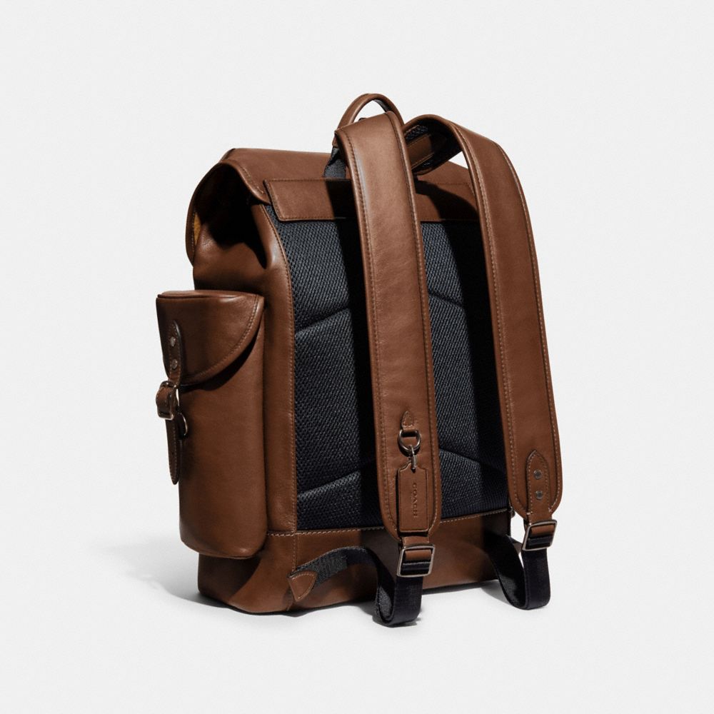 Coach Hitch Backpack Leather/Dark Saddle | COH865454