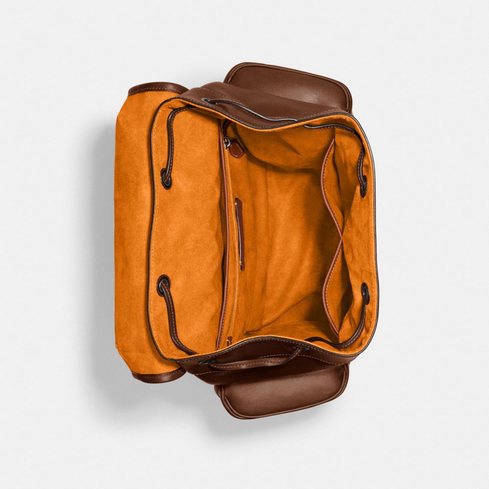 Coach Hitch Backpack Leather/Dark Saddle | COH865454